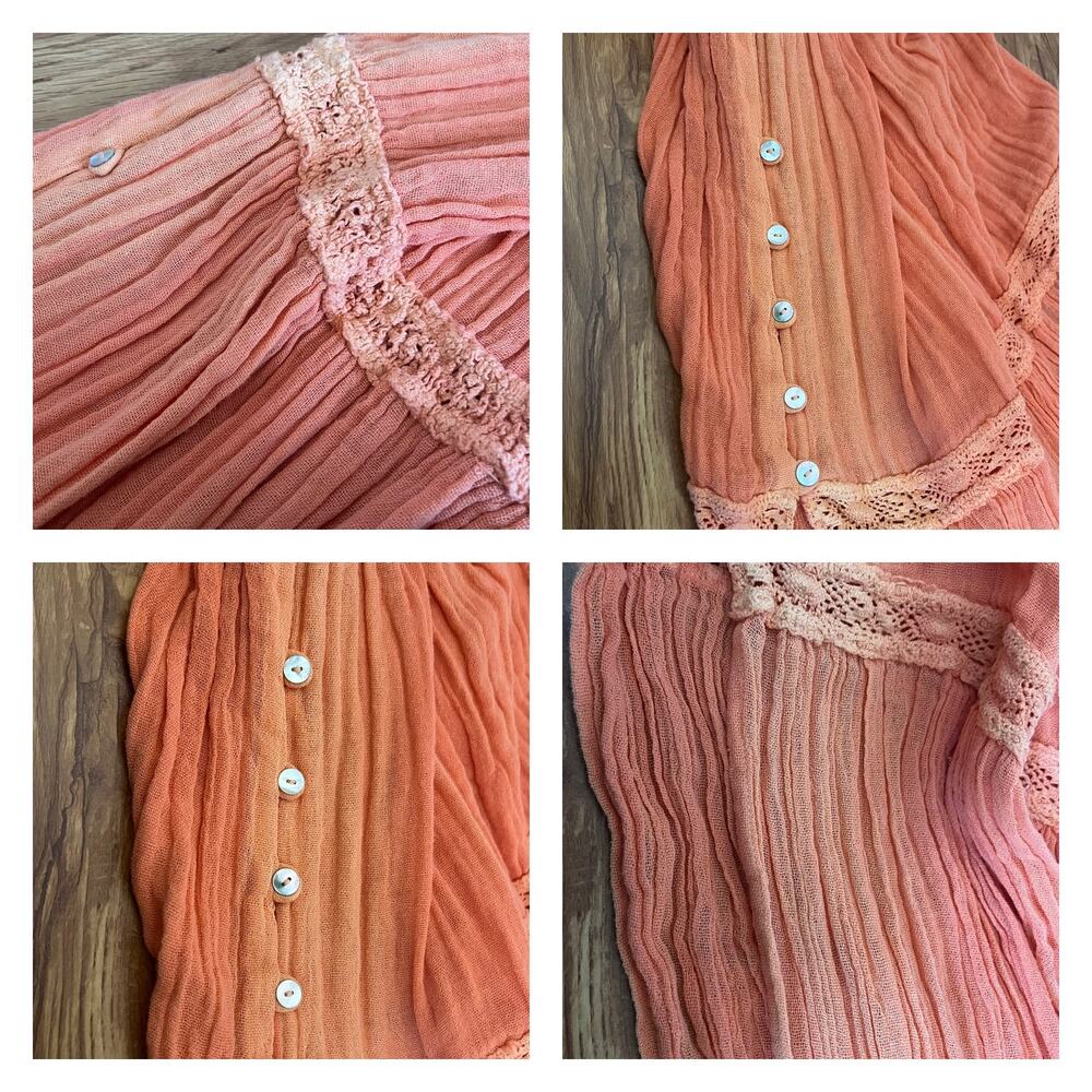 Jen’s Pirate Booty Ozone Gauzy Maxi Dress Size M/L - Picture 11 of 13